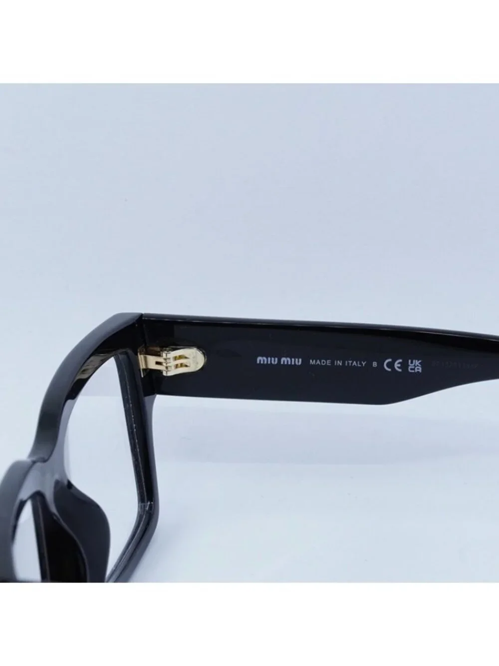 Miu Miu MU02XV 1AB1O1 Eyeglasses Black 54mm Rectangle Frame